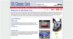 Desktop Screenshot of gbclassiccars.co.uk