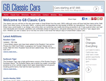 Tablet Screenshot of gbclassiccars.co.uk